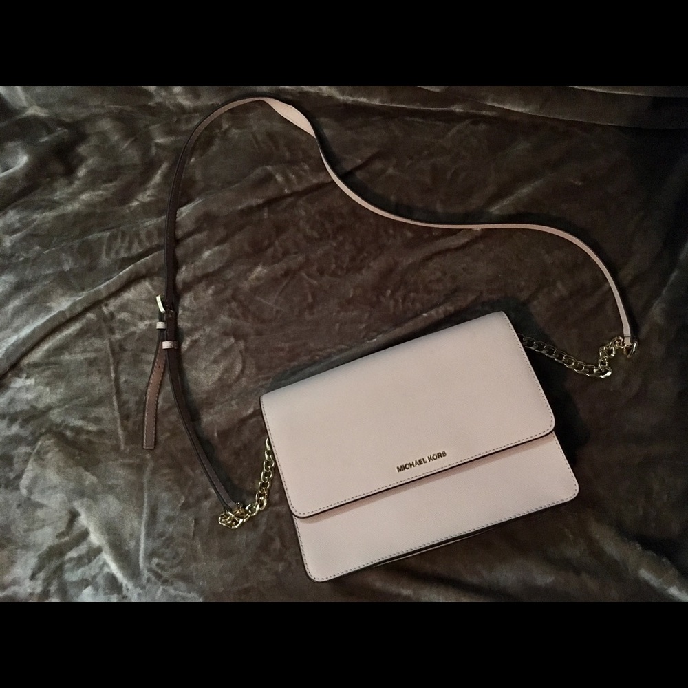 MK Daniela Large Saffiano Leather Crossbody bag